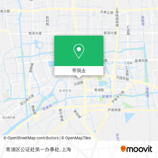 青浦区公证处第一办事处地图