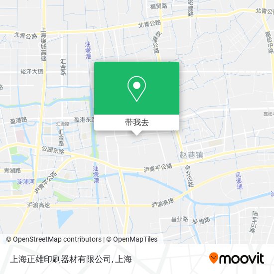 上海正雄印刷器材有限公司地图