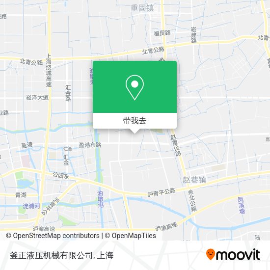 釜正液压机械有限公司地图