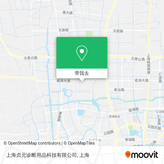 上海贞元诊断用品科技有限公司地图