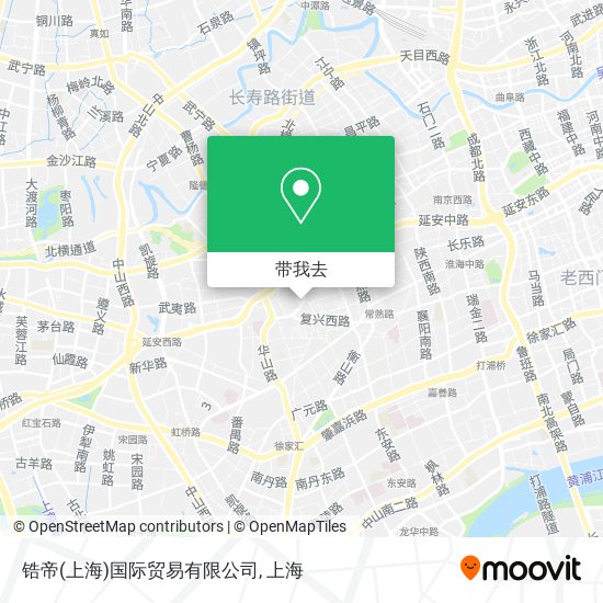 锆帝(上海)国际贸易有限公司地图