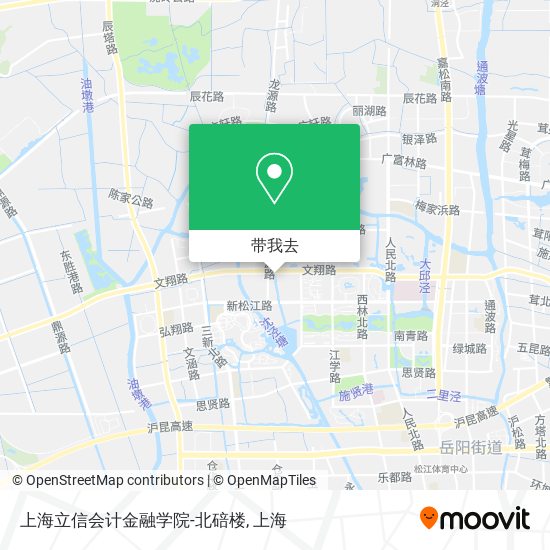 上海立信会计金融学院-北碚楼地图