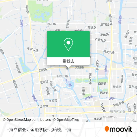 上海立信会计金融学院-北碚楼地图