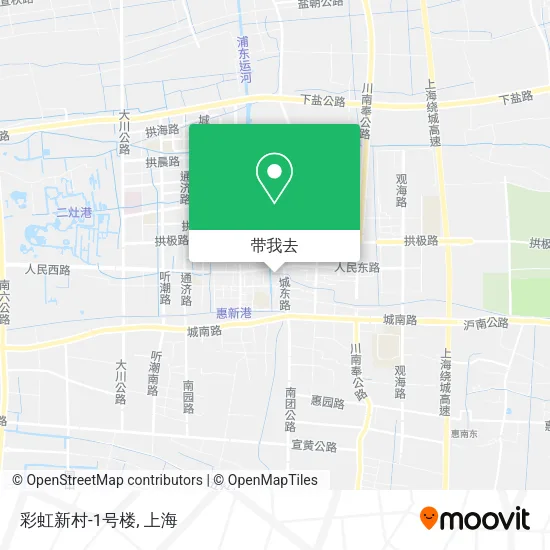 彩虹新村-1号楼地图