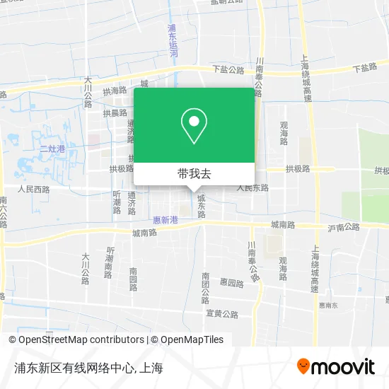 浦东新区有线网络中心地图