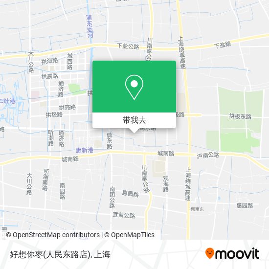 好想你枣(人民东路店)地图