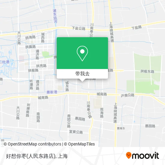 好想你枣(人民东路店)地图