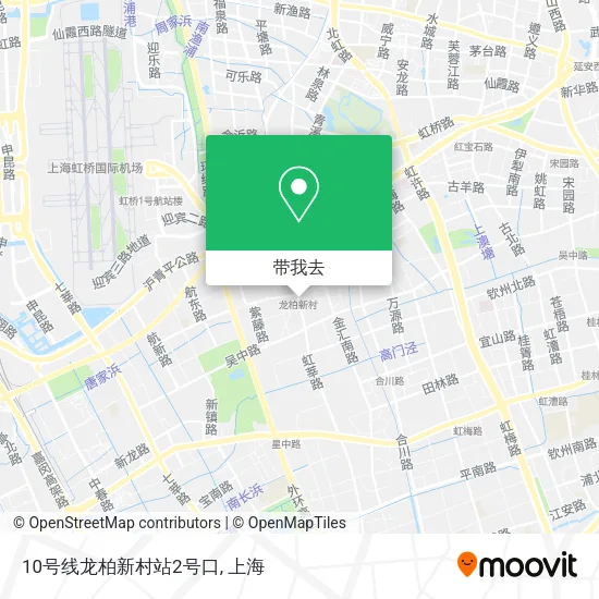 10号线龙柏新村站2号口地图