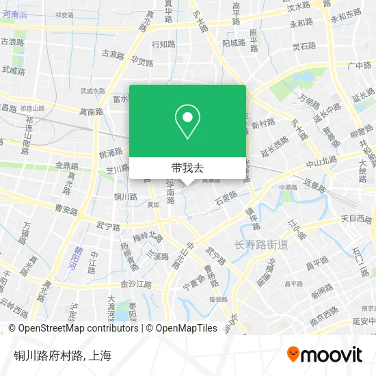 铜川路府村路地图
