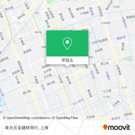 泰兴五金建材商行地图