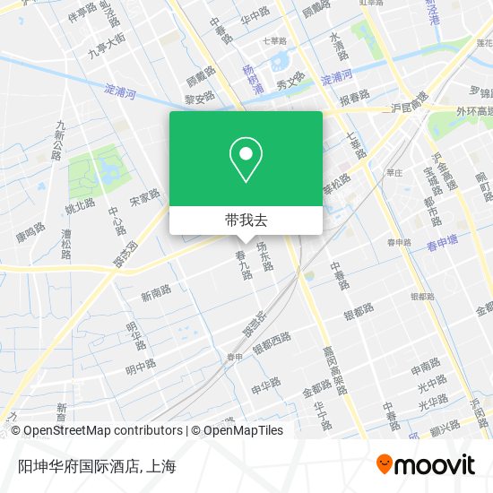 阳坤华府国际酒店地图