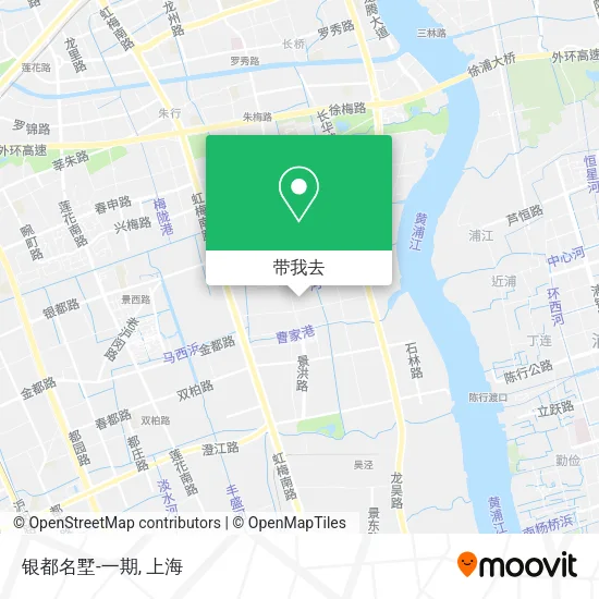 银都名墅-一期地图