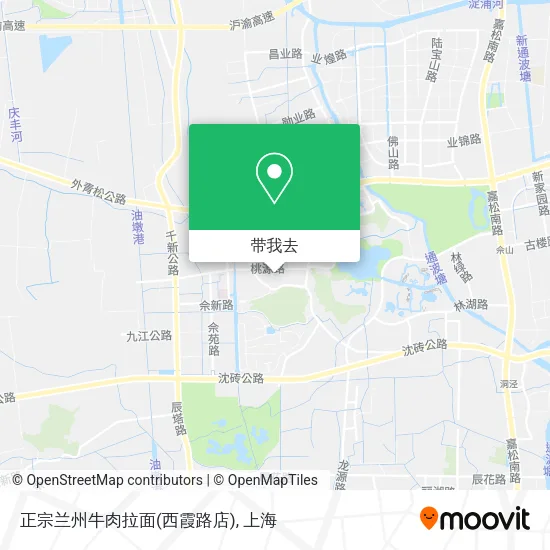 正宗兰州牛肉拉面(西霞路店)地图