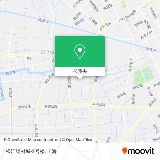松江钢材城-2号楼地图
