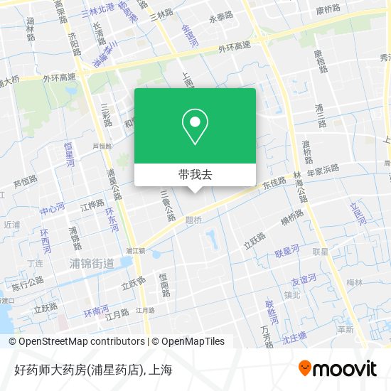 好药师大药房(浦星药店)地图