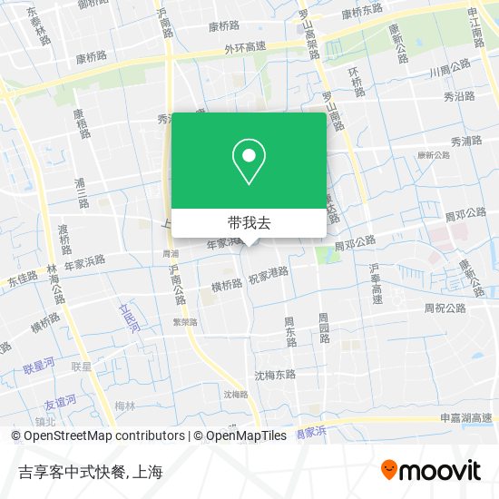 吉享客中式快餐地图