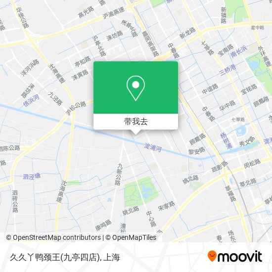 久久丫鸭颈王(九亭四店)地图