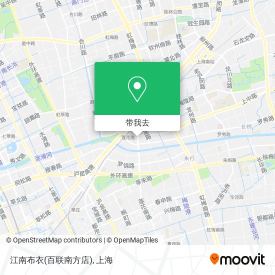 江南布衣(百联南方店)地图