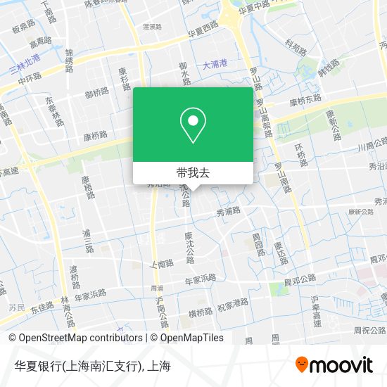 华夏银行(上海南汇支行)地图