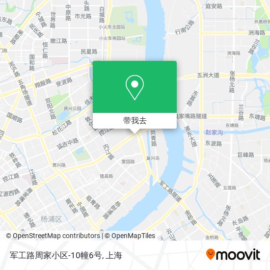 军工路周家小区-10幢6号地图