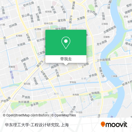 华东理工大学-工程设计研究院地图