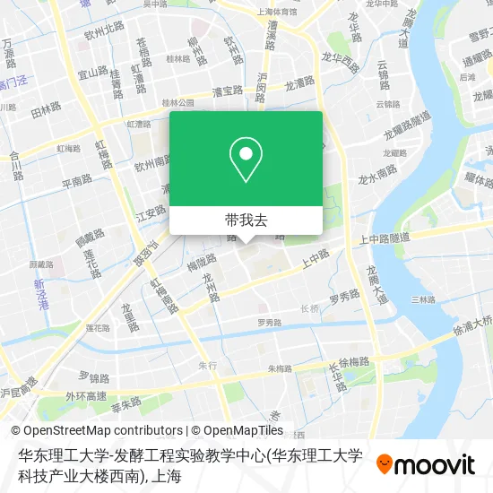 华东理工大学-发酵工程实验教学中心(华东理工大学科技产业大楼西南)地图