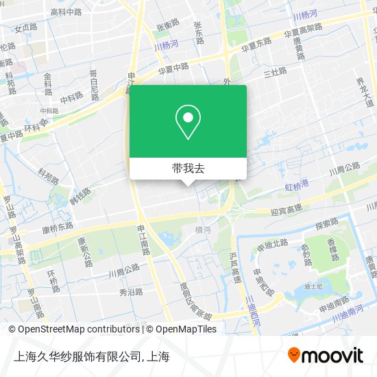 上海久华纱服饰有限公司地图