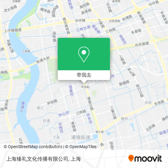 上海臻礼文化传播有限公司地图