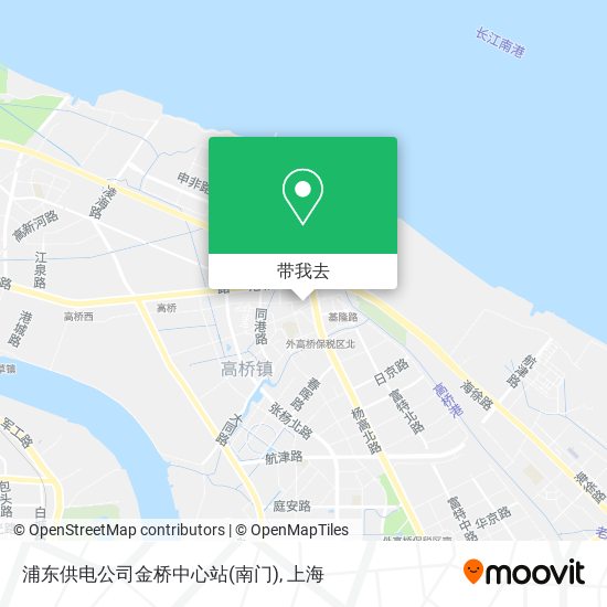 浦东供电公司金桥中心站(南门)地图