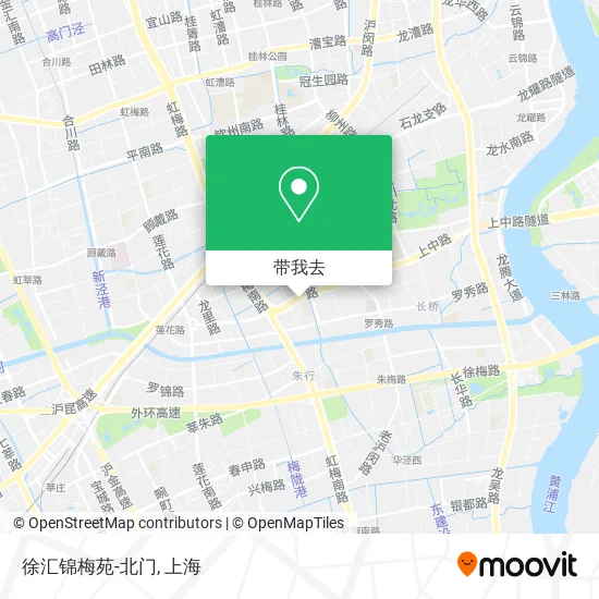 徐汇锦梅苑-北门地图