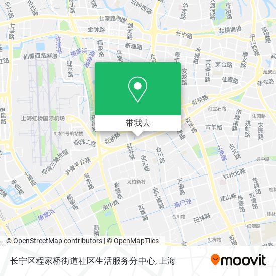 长宁区程家桥街道社区生活服务分中心地图