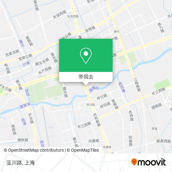 蕰川路地图
