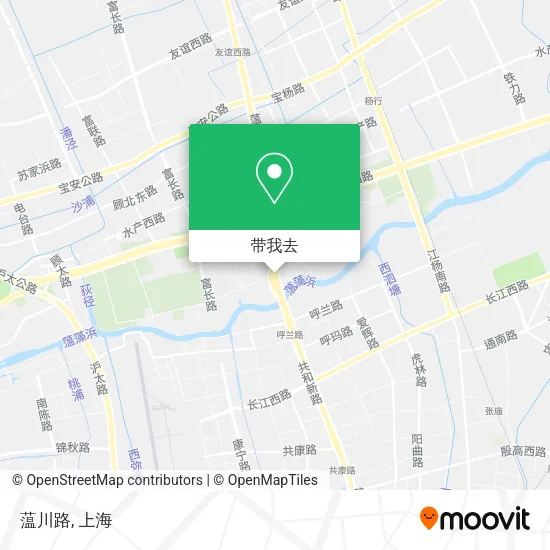 蕰川路地图