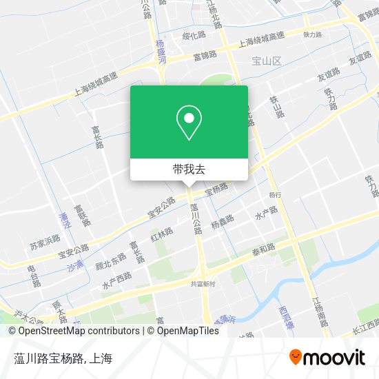 蕰川路宝杨路地图