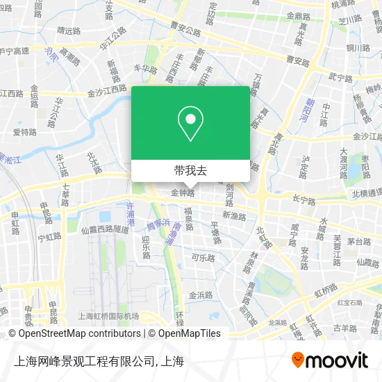 上海网峰景观工程有限公司地图