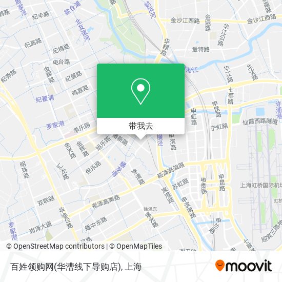 百姓领购网(华漕线下导购店)地图