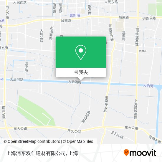 上海浦东双仁建材有限公司地图