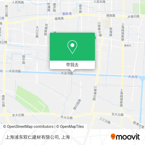 上海浦东双仁建材有限公司地图
