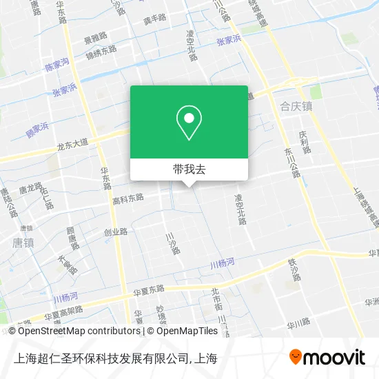 上海超仁圣环保科技发展有限公司地图