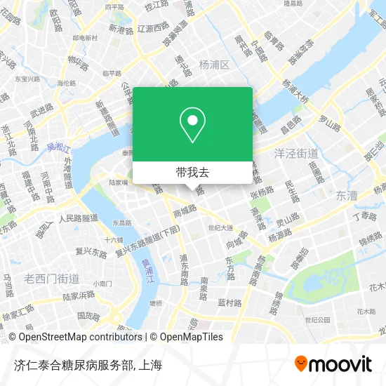 济仁泰合糖尿病服务部地图