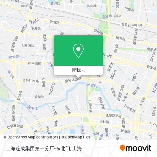 上海连成集团第一分厂-东北门地图