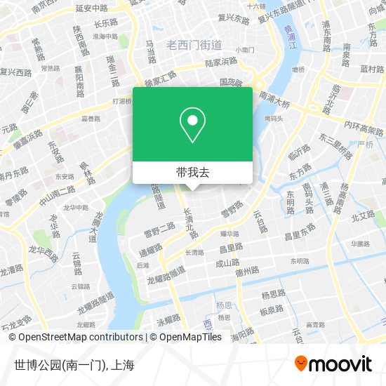 世博公园(南一门)地图
