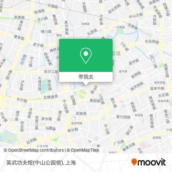 英武功夫馆(中山公园馆)地图