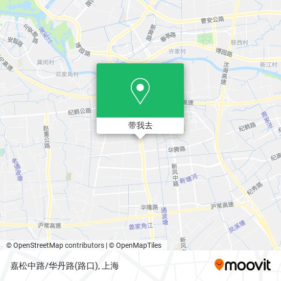 嘉松中路/华丹路(路口)地图