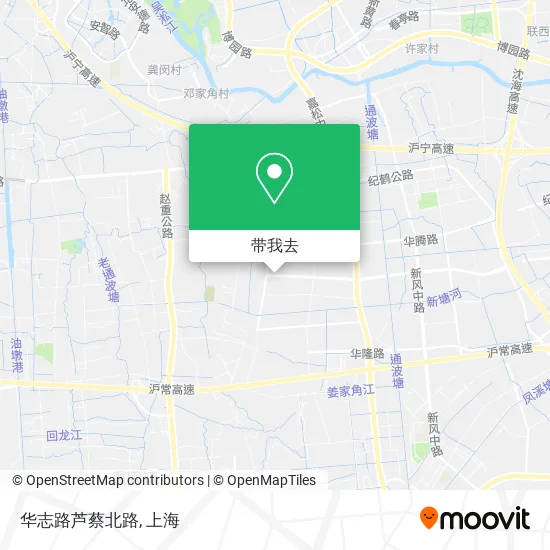 华志路芦蔡北路地图