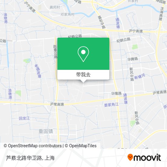 芦蔡北路华卫路地图
