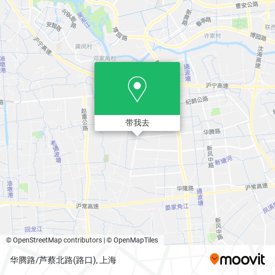 华腾路/芦蔡北路(路口)地图
