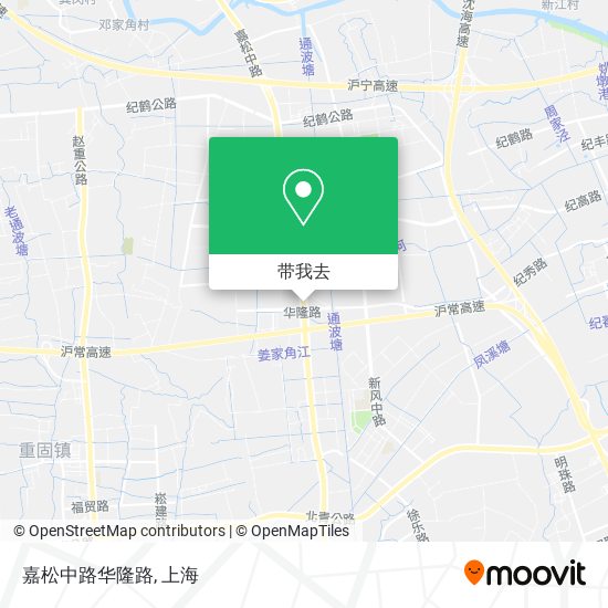嘉松中路华隆路地图