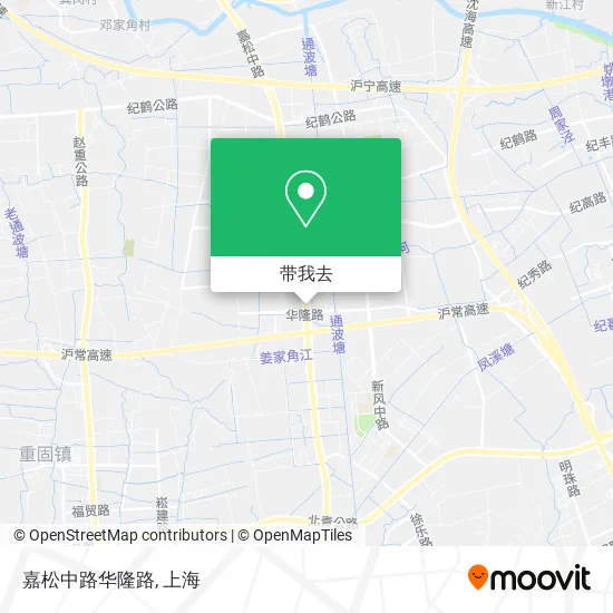 嘉松中路华隆路地图