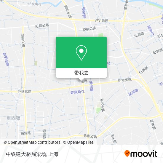 中铁建大桥局梁场地图